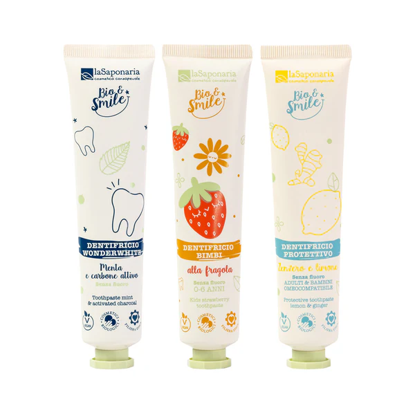 laSaponaria Zvýhodněná sada zubních past 3 x 75 ml